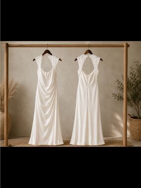 nicole miller ivory dress Nicole Miller Nina Gown ivory / 2